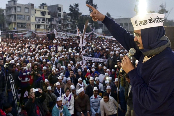 Arvind kejriwal campaigns delhi assembly elections election commission