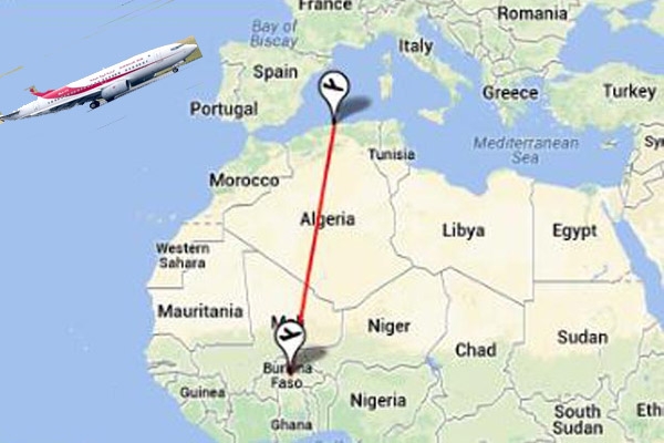 Air algerie missing and crash at niger