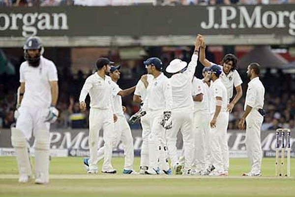 England vs india lord s test day 5 india win by 95 runs