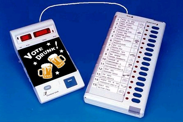 Liquor can be stopped in elections but not drunken voters