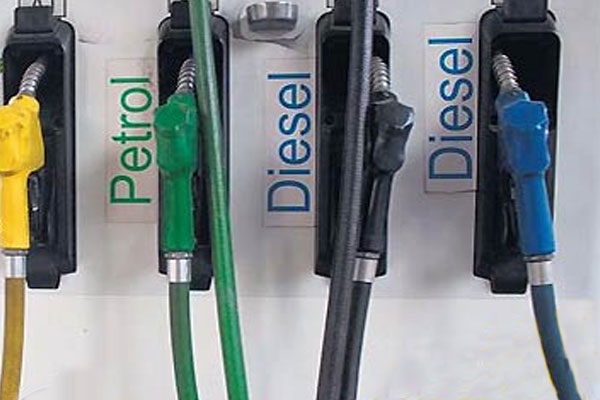 Diesel petrol prices cut down slightly