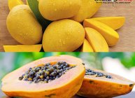 మామిడి-బొప్పాయి (mango papaya)