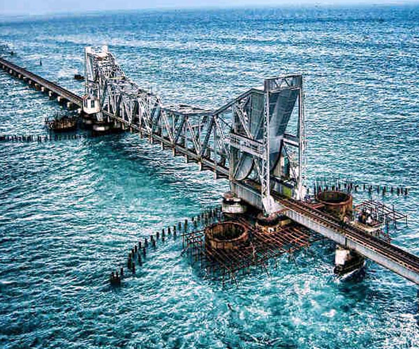 the beautiful places | the natural beauty places india | Photo of 0 | పంబన్ బ్రిడ్జి