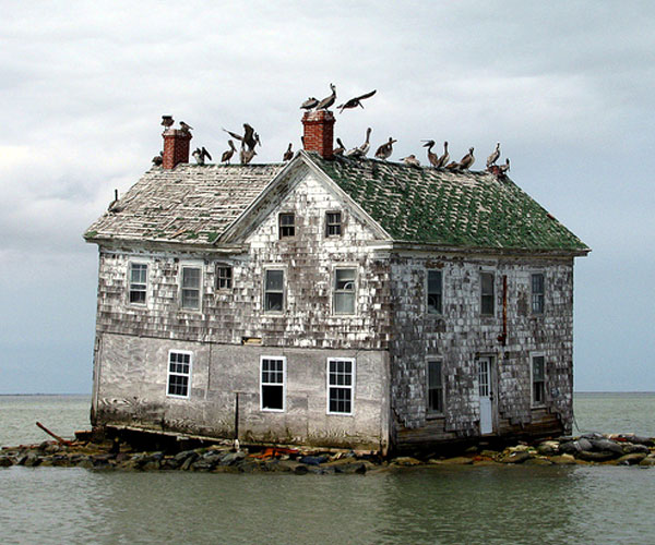 the beautiful places in the world | Photo 6of 10 | హాల్యాండ్ ఐల్యాండ్ లో చివరి ఇళ్లు (Last House on Holland Island) | environment haunted places