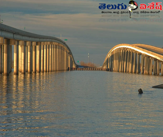long bridges | Photo of 0 | మ్యాన్ హ్యాంక్ స్వాంప్ బ్రిడ్జీ (Manchac Swamp Bridge) | wonder of worlds