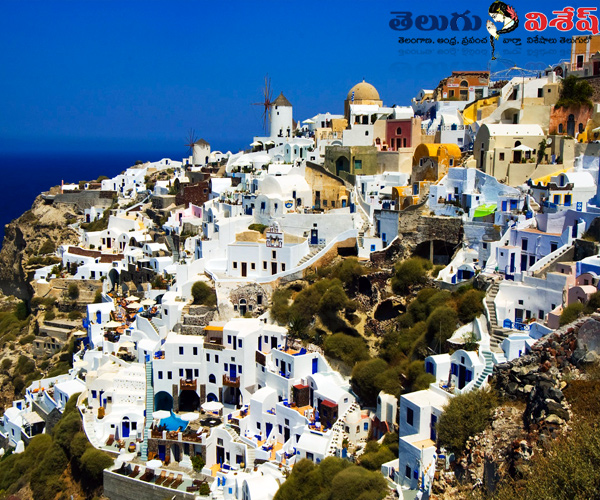 శాంటోరిని ఐలాండ్ (Santorini Island) | wonders of world | beautiful places | Photo 3of 8