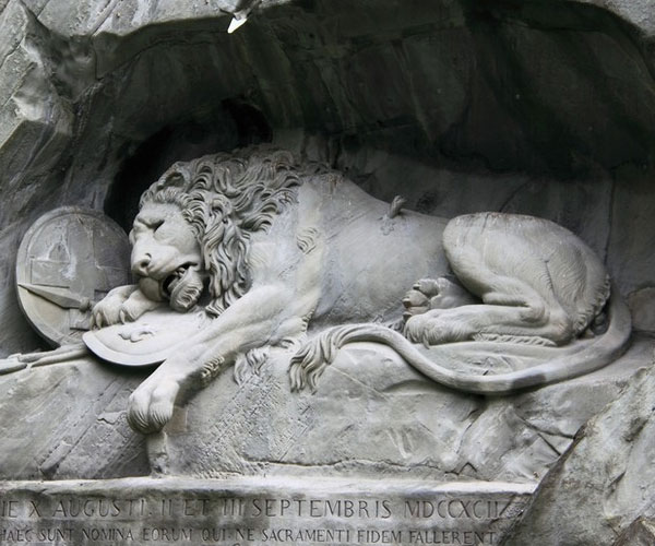largest rock idols | డయ్యింగ్ లయన్ ఆఫ్ ట్యూసెర్న్ (Dying Lion of Lucerne) | man made things in the world | Photo 8of 10