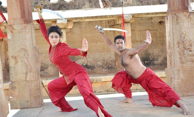 Kannada film 'Chandra': Shriya Saran's intense 'Kalari' martial arts 