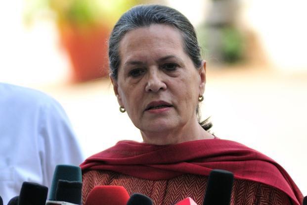 sonia gandhi attacks narendra modi govt during poll rally in kalol   