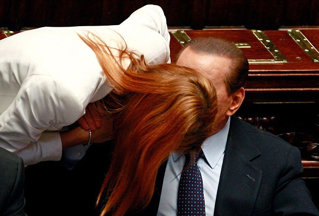 prime minister silvio berlusconi love affair 