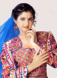 Divya Bharti was a popular Indian film actress 