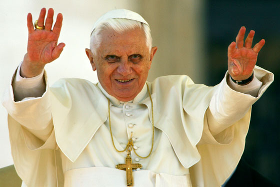 pope benedict says he is stepping down as god had told him to go
