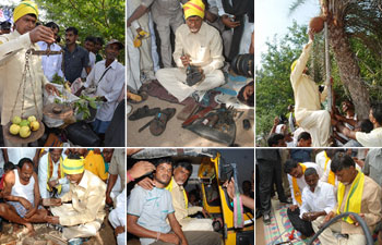 Chandrababu Padayatra completes 100 days