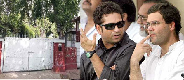 Sachin Tendulkar to be Rahul Gandhi's neighbour in Delhi 