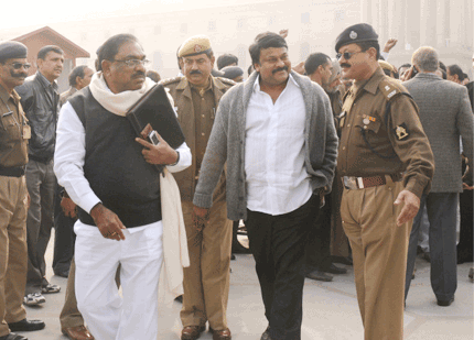 Chiranjeevi in Delhi to meet Ajad