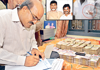 Police seized Rs 1 crore from TDP ex-corporator 