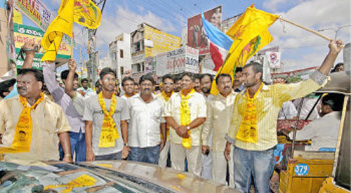 fight between nani and tdp followers in gudivada