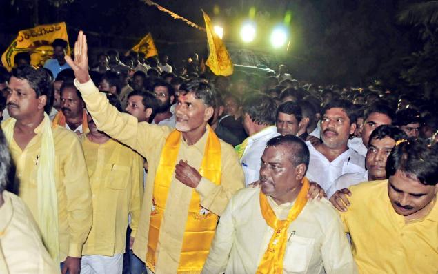 chandrababu naidu happy on  no confidence motion by opposition