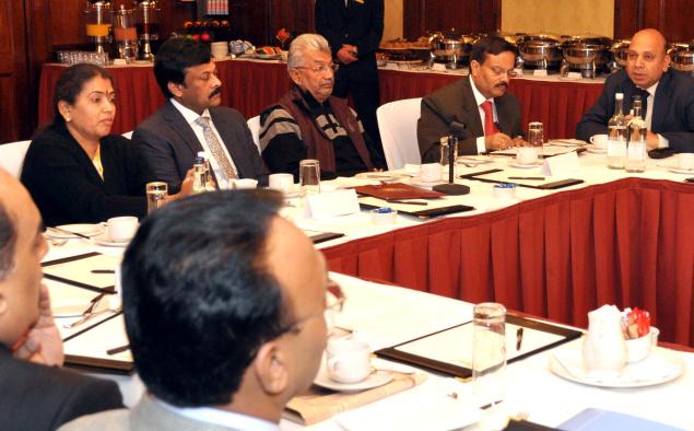 minister chiranjeevi press meet