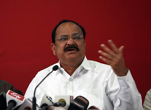 bjp leader venkaiah naidu comment on congress party