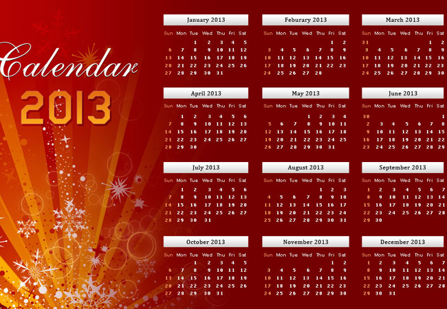 2013 India Holidays 