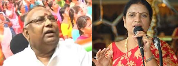 rayapati sambasiva rao fire on  dk aruna  minister