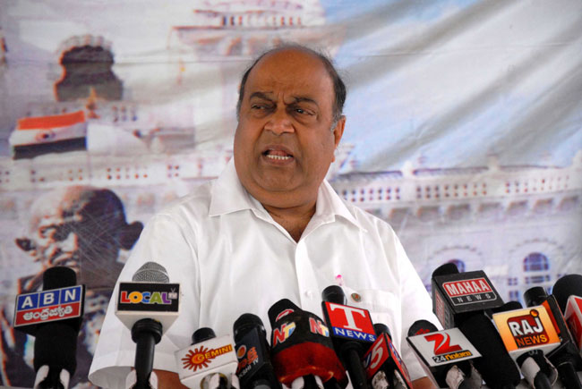  nagam janardhana reddy police case  on speaker 