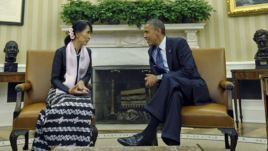 Obama-With-Aung-San