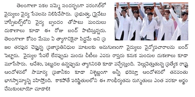 doctors-strike-at-warangal