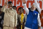 Modi invited for chandrababu swearing in ceremony