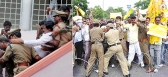 Tension in vijayawada as police arrest rally tdp leaders