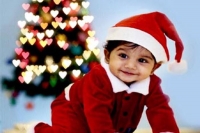 Aayan turns santa claus