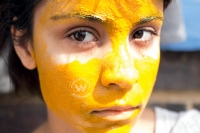Home made orange face packs for glowing skin