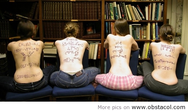 Studying with nerdy girls