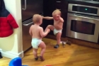 funny video of talking twin babies