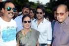 Actor super star krishna welcomes cm kcr film city