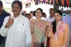 Peaceful polling in vizag
