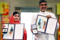 Nobel peace award presented to sathyarthi and malala