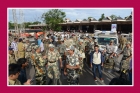 Telangana people fire on telangana bandh