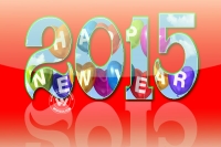 New year 2015 special story displays a special new year message
