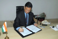 H s brahma takes charge as chief election commissioner