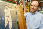 Don bradman s first test bat up for auction