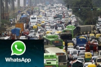 Delhi police started traffic clearance by watsapp