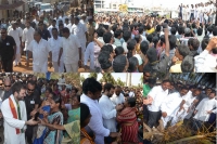 Rahul gandhi visits cyclone effected areas congratulates bjp for winning both state assemblies