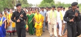 Telugu desam chandrababu naidu fan presents silver footwear