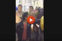 Girl abuses and got beaten by people