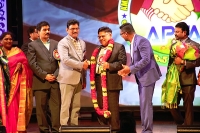 Allu aravind felicitated with raghupathi venkaiah award