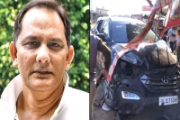 Former india captain azharuddin escapes unhurt after car accident in rajasthan