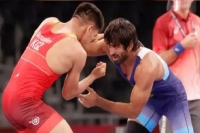 Tokyo olympics 2020 wrestler bajrang punia loses to haji aliyev in semis