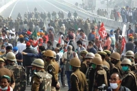 Bharat bandh key roads blocked cm kejriwal under house arrest